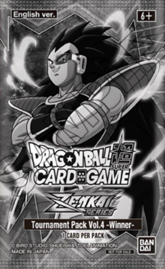 Zenkai Series Tournament Pack Vol.4 (Winner) — Tournament Promotion Cards — Dragon Ball Super: Masters