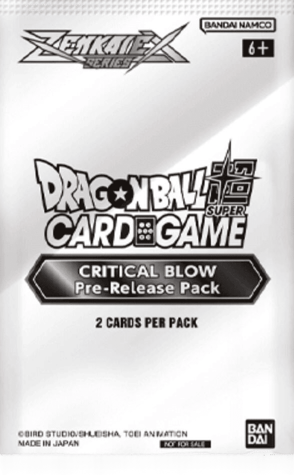 Critical Blow Pre-Release Pack — Critical Blow Pre-Release Cards — Dragon Ball Super: Masters
