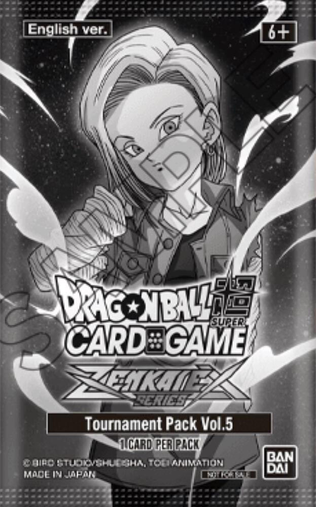 Zenkai Series Tournament Pack Vol.5 — Tournament Promotion Cards — Dragon Ball Super: Masters