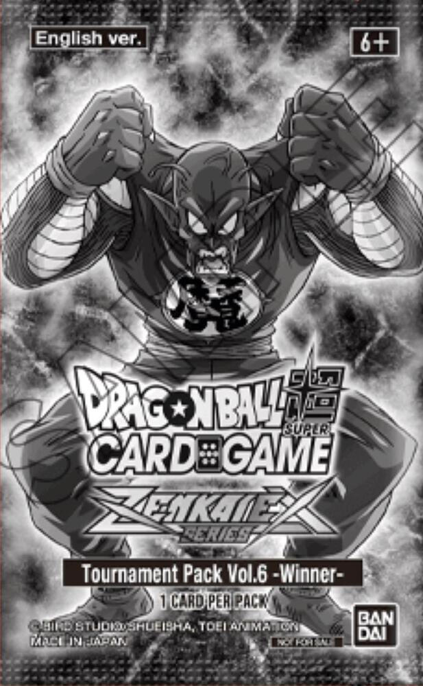 Zenkai Series Tournament Pack Vol.6 (Winner) — Tournament Promotion Cards — Dragon Ball Super: Masters