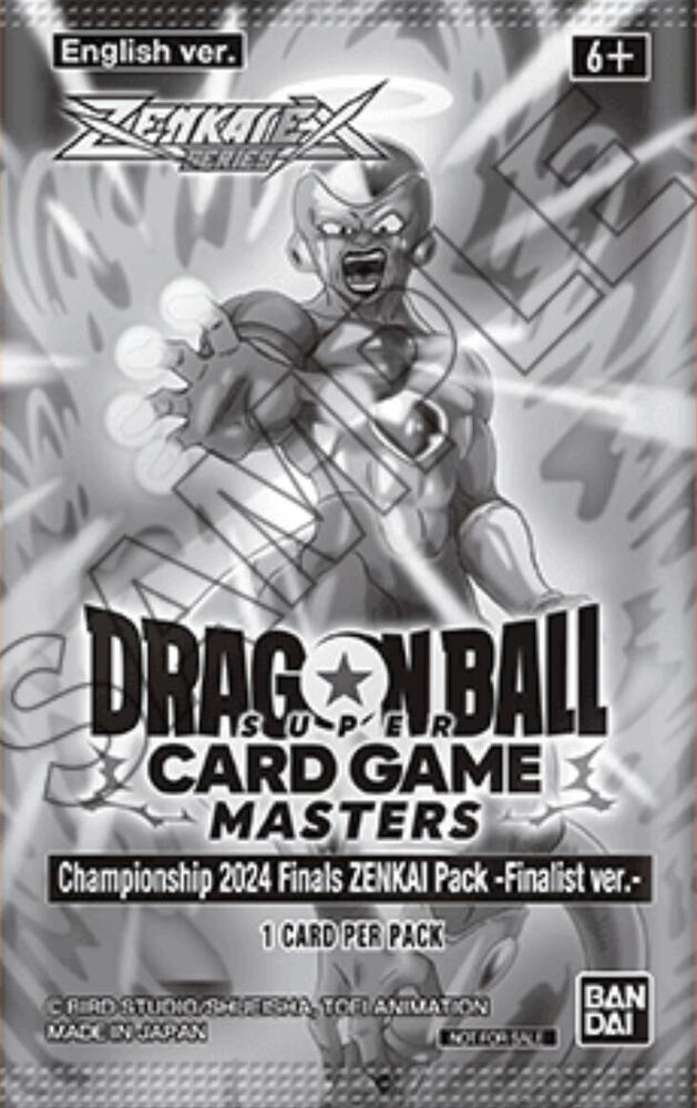 Championship 2024 Finals Zenkai Pack -Finalist ver.- — Tournament Promotion Cards — Dragon Ball Super: Masters