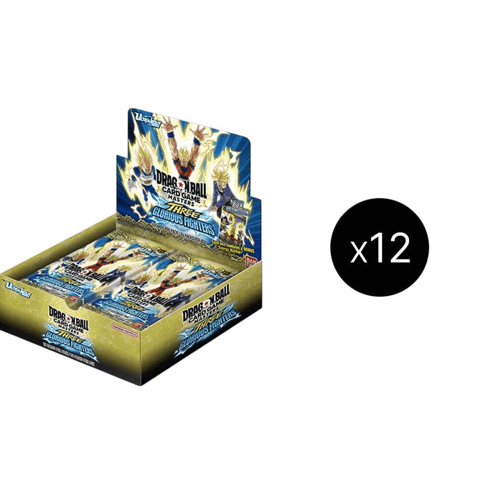 Three Glorious Fighters Booster Box Case — Three Glorious Fighters — Dragon Ball Super: Masters