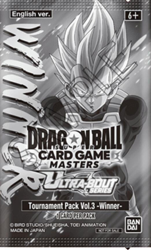 Ultra-Bout Series Tournament Pack Vol.3 (Winner) — Tournament Promotion Cards — Dragon Ball Super: Masters
