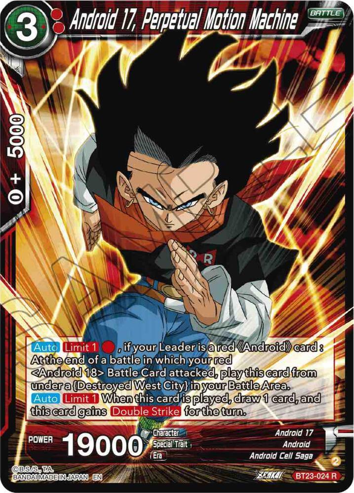 Android 17, Perpetual Motion Machine — Perfect Combination — Dragon Ball Super: Masters
