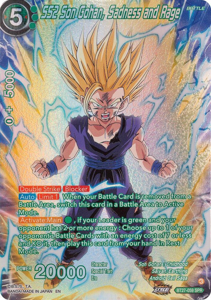 SS2 Son Gohan, Sadness and Rage (SPR) — History of Z — Dragon Ball Super: Masters