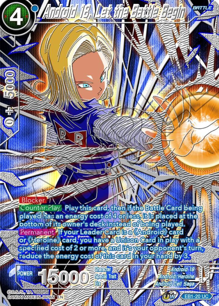 Android 18, Let the Battle Begin — Collector's Selection Vol. 3 — Dragon Ball Super: Masters