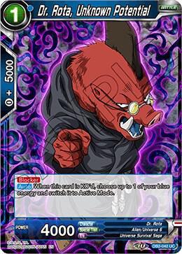 Dr. Rota, Unknown Potential — Draft Box 05 - Divine Multiverse — Dragon Ball Super: Masters