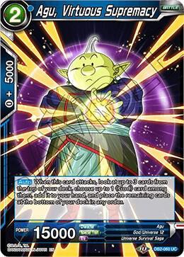Agu, Virtuous Supremacy — Draft Box 05 - Divine Multiverse — Dragon Ball Super: Masters