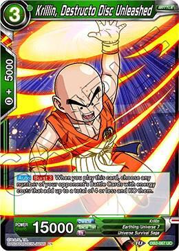 Krillin, Destructo Disc Unleashed — Draft Box 05 - Divine Multiverse — Dragon Ball Super: Masters
