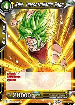 Kale, Uncontrollable Rage — Draft Box 05 - Divine Multiverse — Dragon Ball Super: Masters