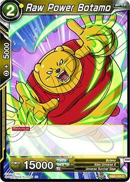 Raw Power Botamo — Draft Box 05 - Divine Multiverse — Dragon Ball Super: Masters