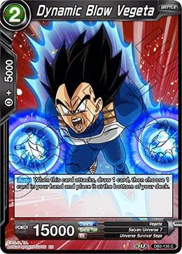 Dynamic Blow Vegeta — Draft Box 05 - Divine Multiverse — Dragon Ball Super: Masters