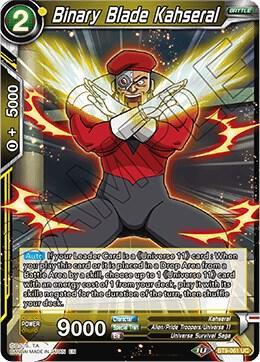 Binary Blade Kahseral — Universal Onslaught — Dragon Ball Super: Masters