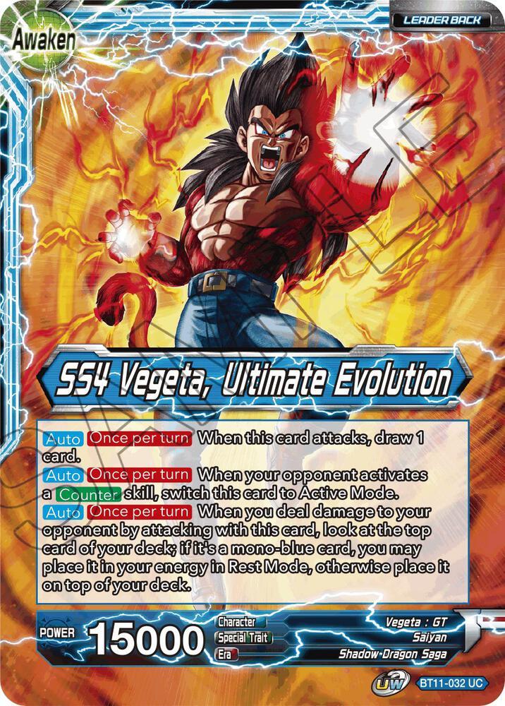 Vegeta // SS4 Vegeta, Ultimate Evolution from Vermilion Bloodline - Dragon Ball Super: Masters