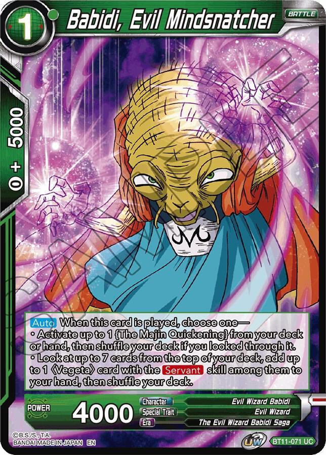 Babidi, Evil Mindsnatcher — Vermilion Bloodline — Dragon Ball Super: Masters