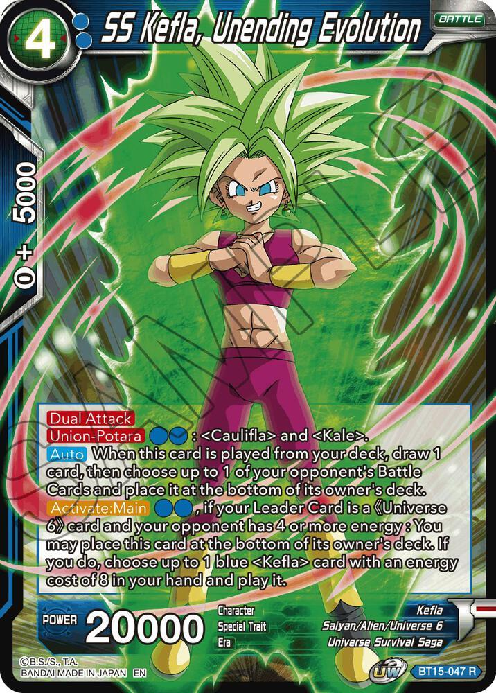 SS Kefla, Unending Evolution — Saiyan Showdown — Dragon Ball Super: Masters