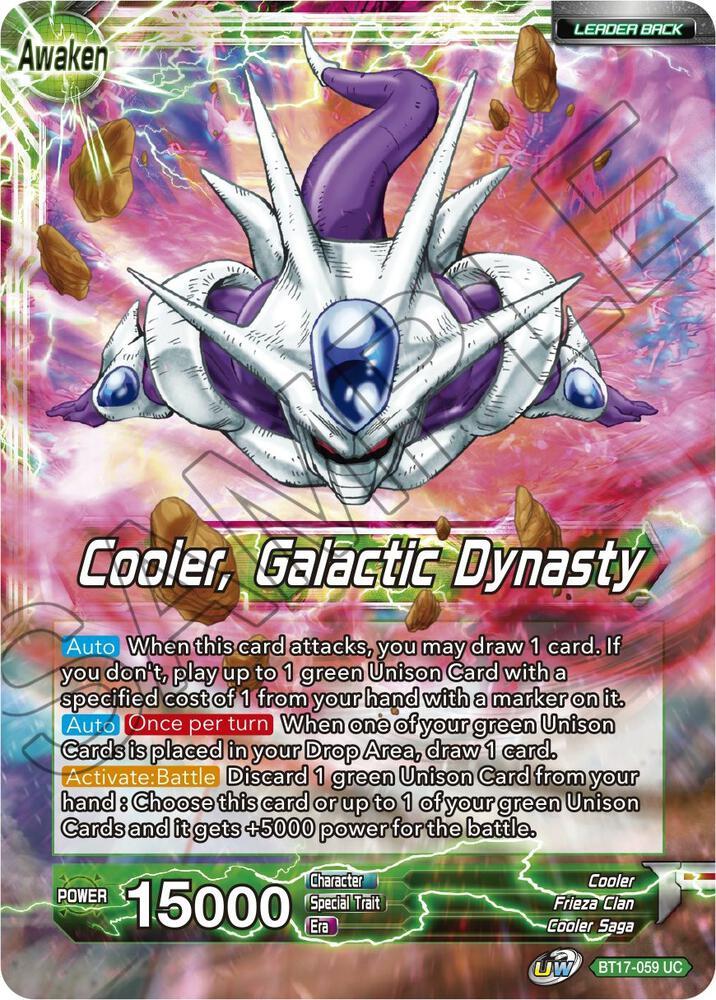 Cooler // Cooler, Galactic Dynasty — Ultimate Squad — Dragon Ball Super: Masters