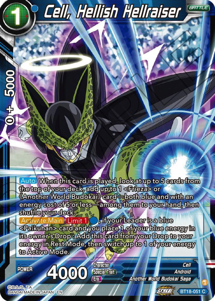 Cell, Hellish Hellraiser — Dawn of the Z-Legends — Dragon Ball Super: Masters