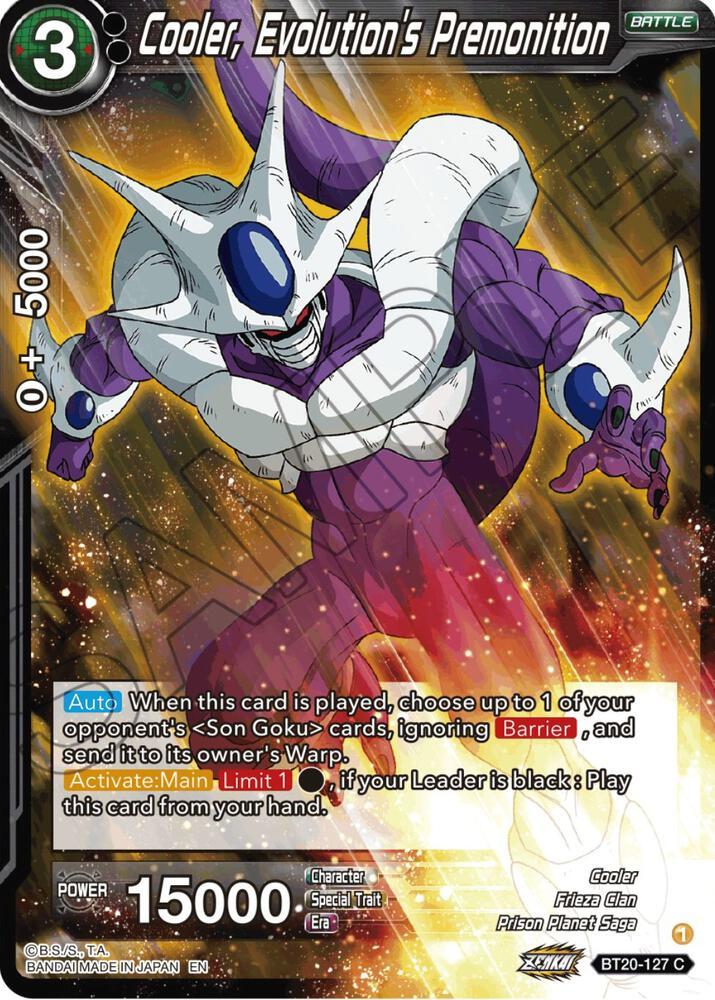 Cooler, Evolution's Premonition — Power Absorbed — Dragon Ball Super: Masters
