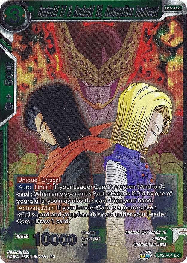 Android 17 & Android 18, Absorption Imminent — Expansion Deck Box Set 20: Ultimate Deck 2022 — Dragon Ball Super: Masters