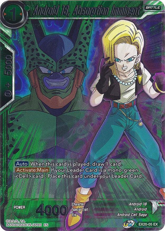 Android 18, Absorption Imminent — Expansion Deck Box Set 20: Ultimate Deck 2022 — Dragon Ball Super: Masters
