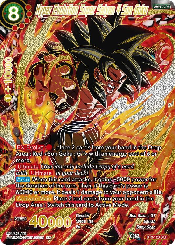 Hyper Evolution Super Saiyan 4 Son Goku (SCR) — 5th Anniversary Set — Dragon Ball Super: Masters