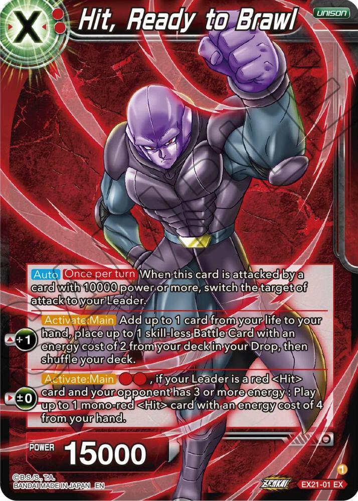 Hit, Ready to Brawl — 5th Anniversary Set — Dragon Ball Super: Masters