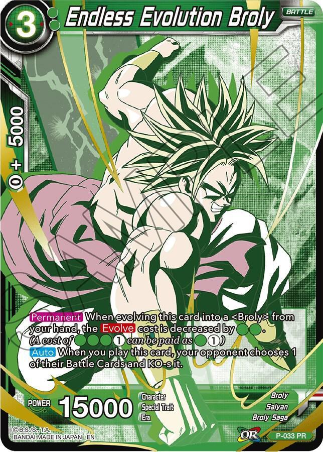 Endless Evolution Broly (Alternate Art) — Special Anniversary Set — Dragon Ball Super: Masters
