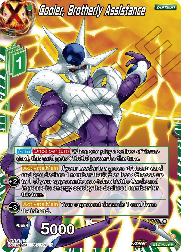 Cooler, Brotherly Assistance — Beyond Generations — Dragon Ball Super: Masters