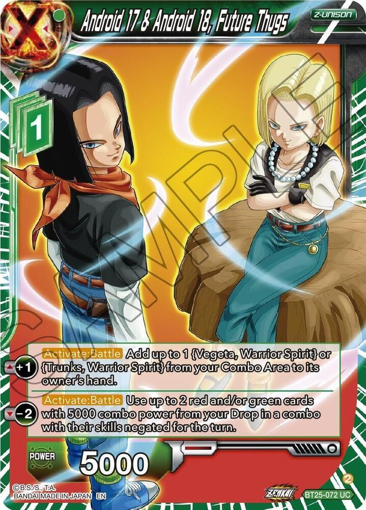 Android 17 & Android 18, Future Thugs — Legend of the Dragon Balls — Dragon Ball Super: Masters