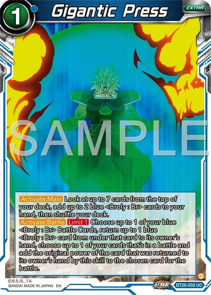 Gigantic Press — Ultimate Advent — Dragon Ball Super: Masters