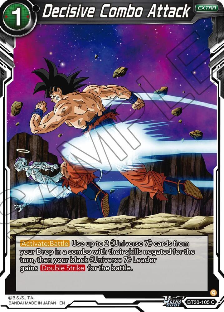 Decisive Combo Attack — Three Glorious Fighters — Dragon Ball Super: Masters