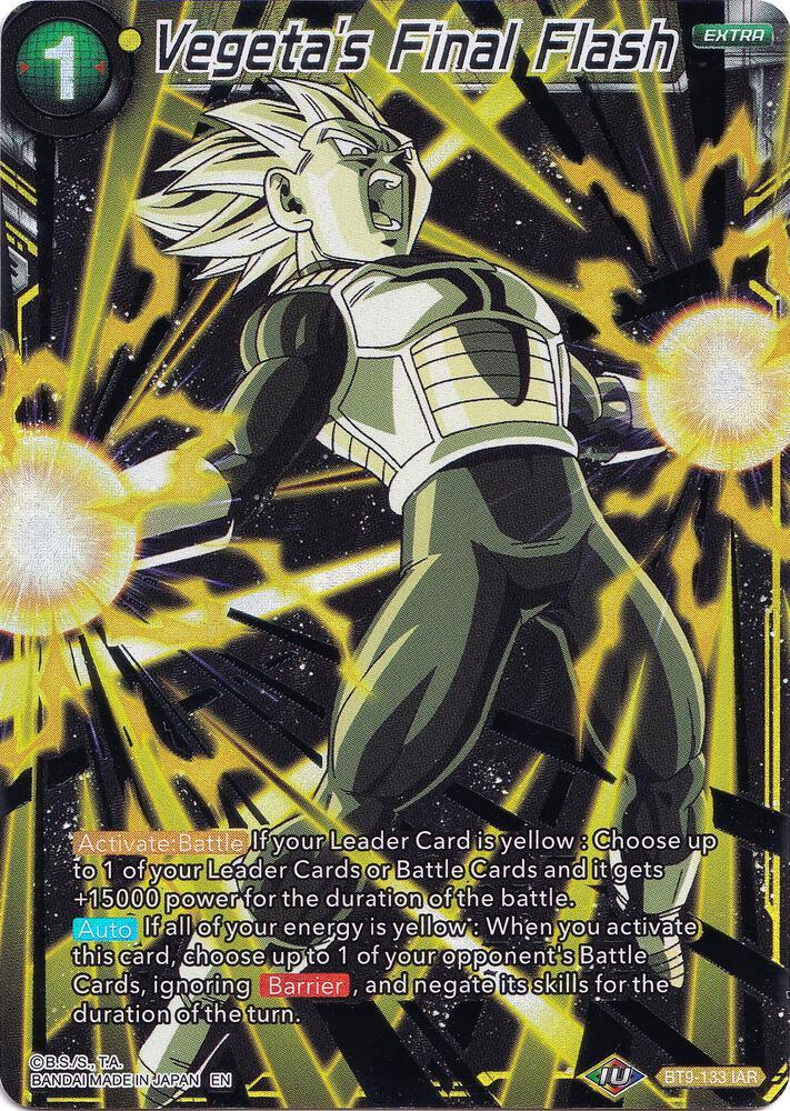 Vegeta's Final Flash — Collector's Selection Vol. 1 — Dragon Ball Super: Masters