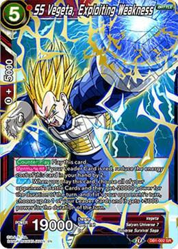 SS Vegeta, Exploiting Weakness — Draft Box 04 - Dragon Brawl — Dragon Ball Super: Masters