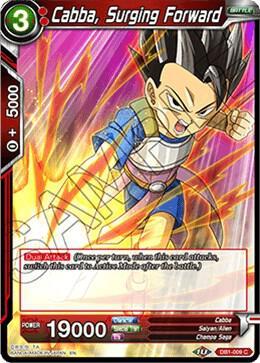 Cabba, Surging Forward — Draft Box 04 - Dragon Brawl — Dragon Ball Super: Masters