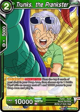 Trunks, the Prankster — Draft Box 04 - Dragon Brawl — Dragon Ball Super: Masters