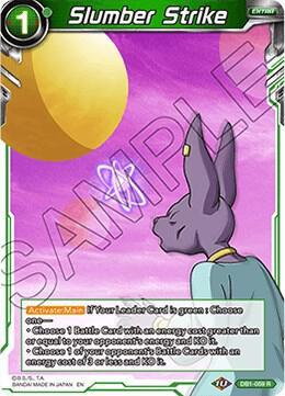 Slumber Strike — Draft Box 04 - Dragon Brawl — Dragon Ball Super: Masters