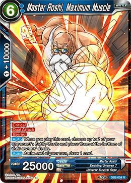 Master Roshi, Maximum Muscle — Draft Box 05 - Divine Multiverse — Dragon Ball Super: Masters