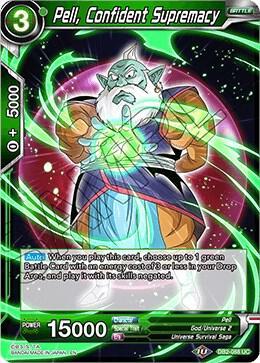 Pell, Confident Supremacy — Draft Box 05 - Divine Multiverse — Dragon Ball Super: Masters