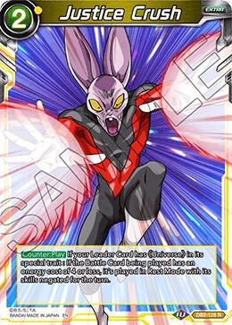 Justice Crush — Draft Box 05 - Divine Multiverse — Dragon Ball Super: Masters