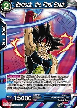 Bardock, the Final Spark — Draft Box 06 - Giant Force — Dragon Ball Super: Masters