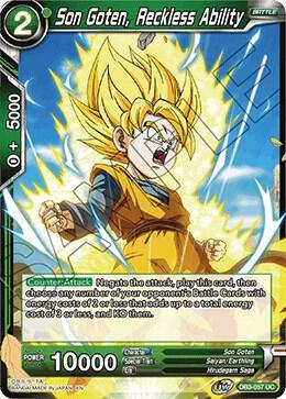 Son Goten, Reckless Ability — Draft Box 06 - Giant Force — Dragon Ball Super: Masters