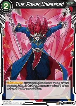 True Power Unleashed — Draft Box 06 - Giant Force — Dragon Ball Super: Masters