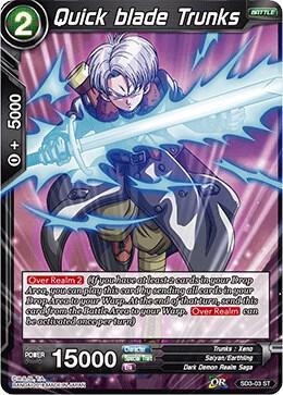 Quick blade Trunks — Cross Worlds — Dragon Ball Super: Masters