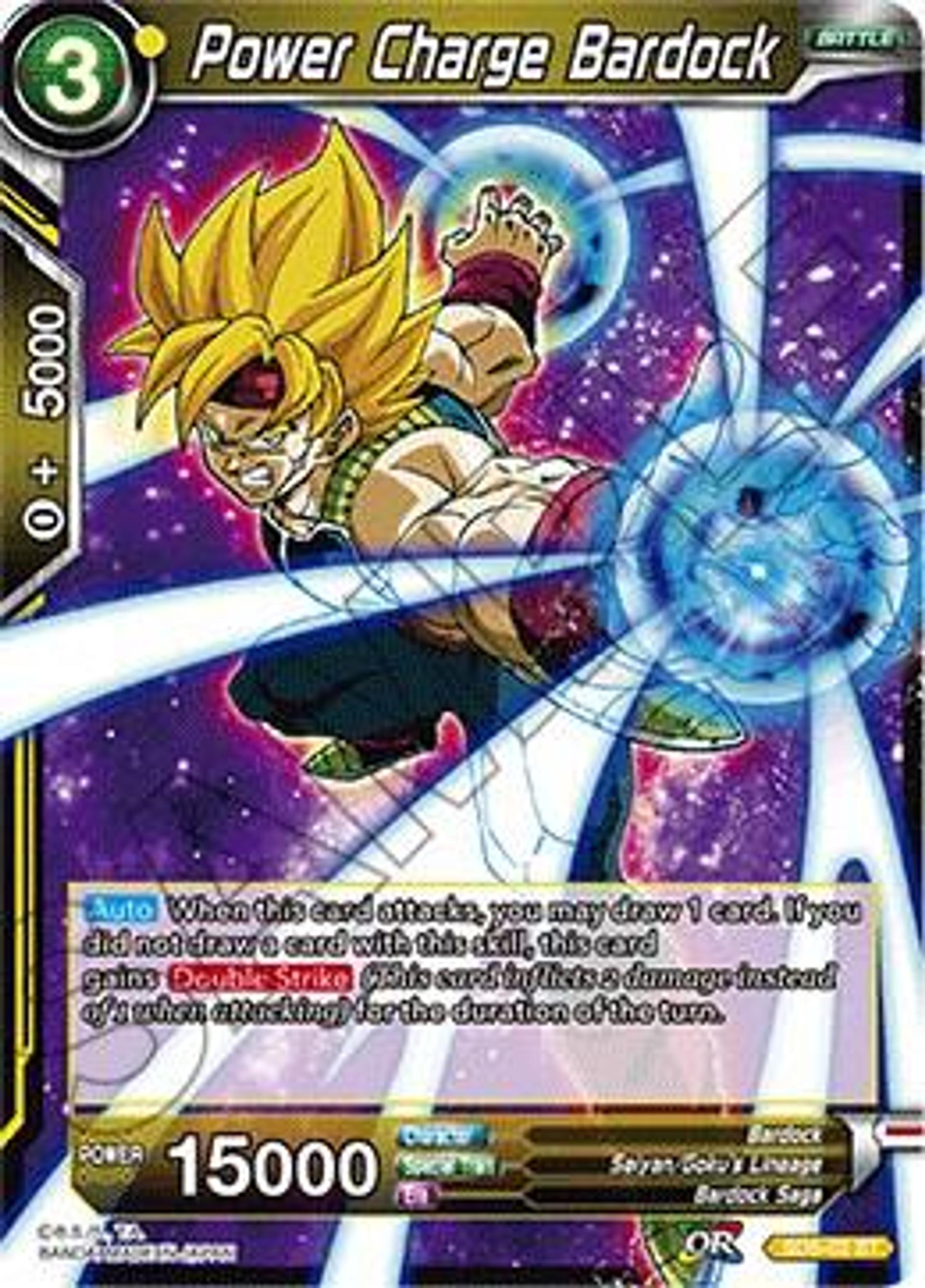 Power Charge Bardock — Colossal Warfare — Dragon Ball Super: Masters