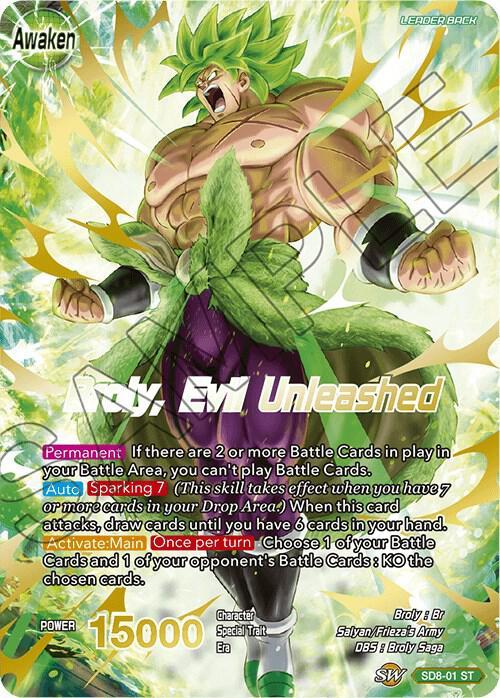Broly // Broly, Evil Unleashed — Destroyer Kings — Dragon Ball Super: Masters