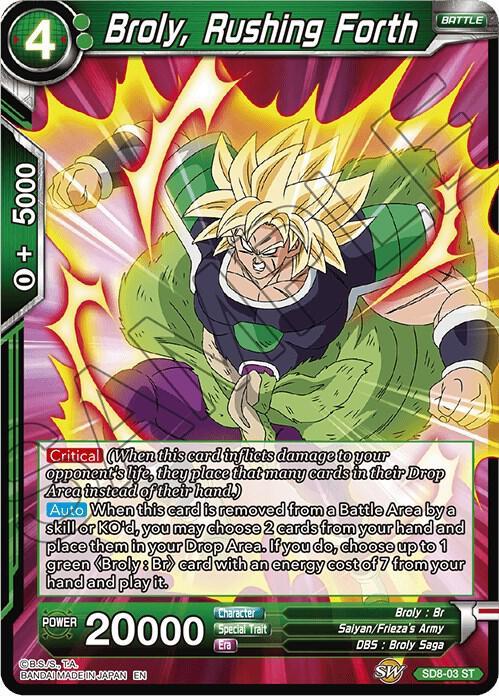 Broly, Rushing Forth — Destroyer Kings — Dragon Ball Super: Masters