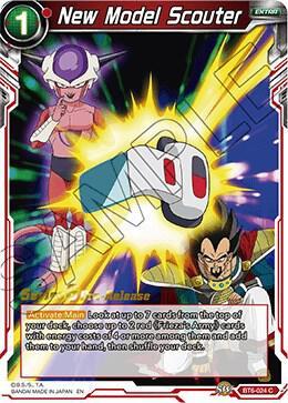 New Model Scouter — Destroyer Kings Pre-Release Cards — Dragon Ball Super: Masters