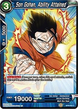 Son Gohan, Ability Attained — Destroyer Kings Pre-Release Cards — Dragon Ball Super: Masters