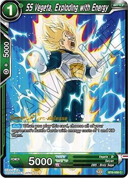 SS Vegeta, Exploding with Energy — Destroyer Kings Pre-Release Cards — Dragon Ball Super: Masters